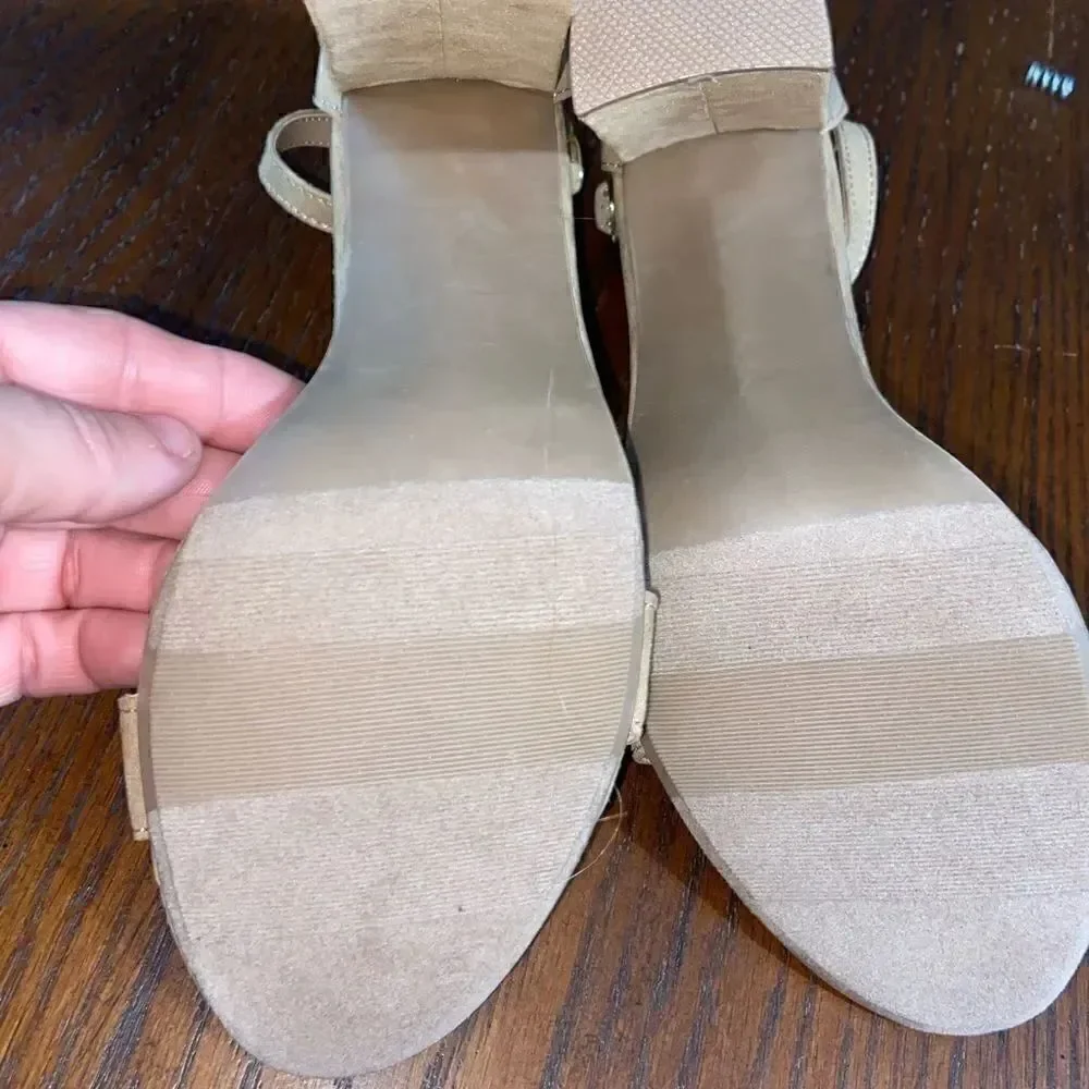 Woman’s candies platform strap heels